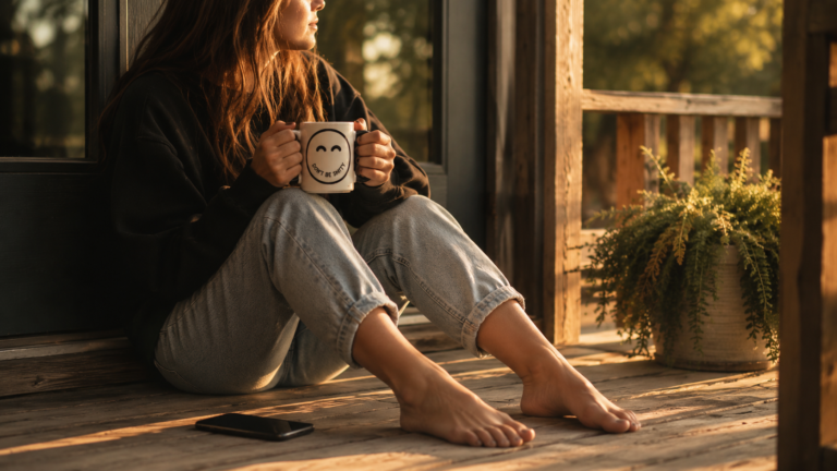 Be where your feet are